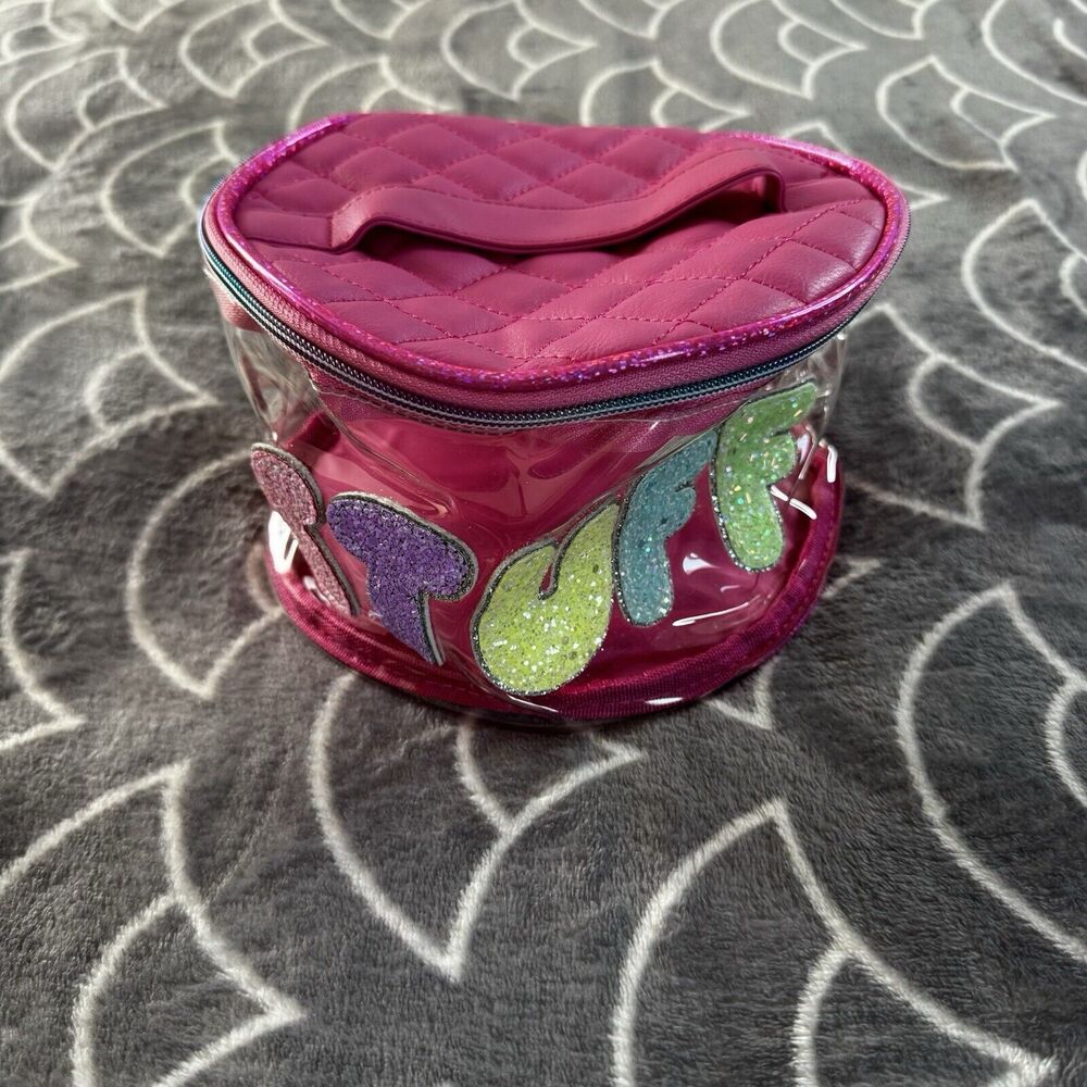 Miss Gwen’s OMG Accessories STUFF Quilted Metallic Round Pink Glam